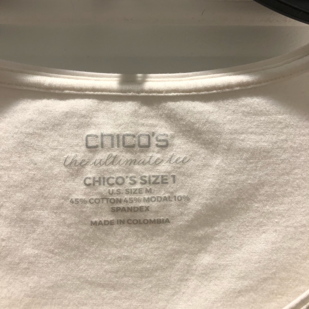 Chicos ultimate tee in ivory